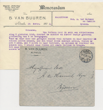 Envelop / Brief Almelo 1922 - Magazijn Volharding - Meel etc.
