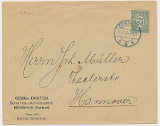 Firma envelop Beverwijk 1914 - Snijbloemen