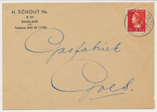 Firma envelop Baarland 1946 - H. Schout Hz.