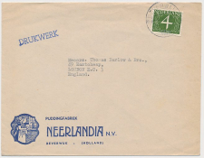 Firma envelop Beverwijk 1949 - Puddingfabriek Neerlandia