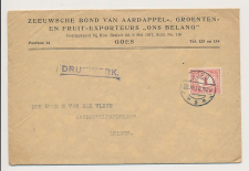 Firma envelop Goes 1918  Zeeuwsche Bond van Aardappel Fruit etc.