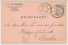 Firma briefkaart Waspik 1898 - Margarineboterfabrikant