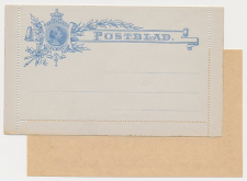 Postblad G. 5 x - Met schutblaadje