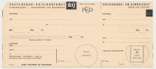 Girostortingskaart G.10 - Postcheque en Girodienst