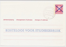 Verhuiskaart G. 42 s - STUDIEGEBRUIK - Demonstratiepost 1977