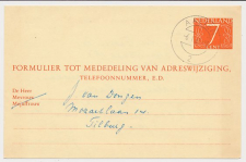 Verhuiskaart G. 30 Aalten - Tilburg 1965