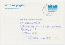 Verhuiskaart G. 47 Ommen - Dedemsvaart 1984