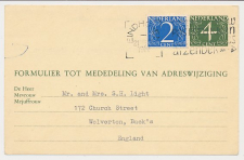 Verhuiskaart G. 26 Eindhoven - GB / UK 1962 - Buitenland        