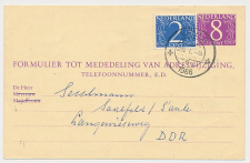 Verhuiskaart G. 32Venlo - D.D.R. 1966 - Buitenland