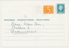 Verhuiskaart G. 40 b Den Haag - Dedemsvaart 1976
