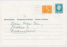 Verhuiskaart G. 40 b Den Haag - Dedemsvaart 1976