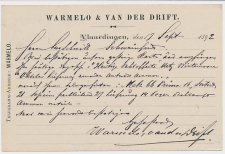 Briefkaart G. 27 Particulier bedrukt Vlaardingen - Duitland 1892