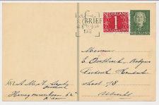 Briefkaart G. 300 / Bijfrankering Rotterdam - Utrecht 1952