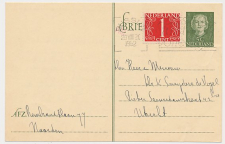 Briefkaart G. 300 / Bijfrankering Bussum - Utrecht 1952