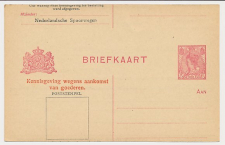 Spoorwegbriefkaart G. NS103-I c - Sterk versneden