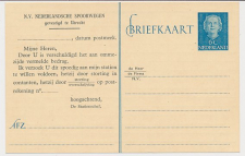 Spoorwegbriefkaart G. NS302 k 