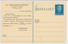 Spoorwegbriefkaart G. NS302 k