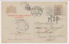 Spoorwegbriefkaart G. PNS191 c - Locaal te Amsterdam 1922