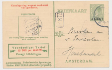 Spoorwegbriefkaart G. PNS216 b - Locaal te Amsterdam 1928