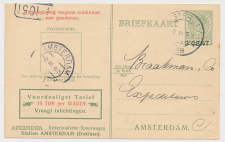 Spoorwegbriefkaart G. PNS216 f - Locaal te Amsterdam 1928