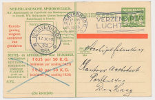 Spoorwegbriefkaart G. NS228 f - Locaal te Den Haag 1933