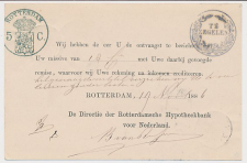 Briefkaart G. 23 Particulier bedrukt Rotterdam 1886