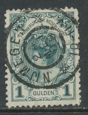 Em. 1898 Kroningszegel Grootrondstempel Nijmegen 1899