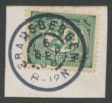 Em. 1899 Grootrondstempel Gramsbergen 1908