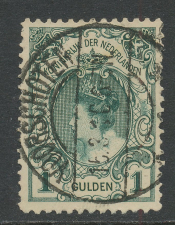 Em. 1899 Typenraderstempel Voorschoten 1910