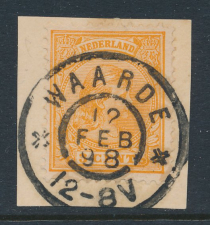 Grootrondstempel Waarde 1898 - Emissie 1891