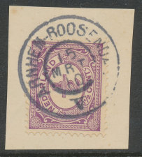 Grootrondstempel Tr. Arnhem - Roosendaal V 1910 - Cat. onbekend