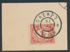 Grootrondstempel Drempt 1912