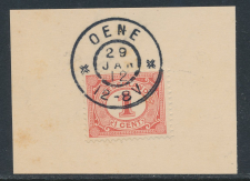 Grootrondstempel Oene 1912