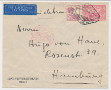 Airmail cover Batavia Netherlands Indies - Hamburg Germany 1934