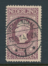 Em. 1913 Langebalkstempel Veenendaal 1 1914