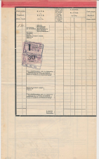 Vrachtbrief / Spoorwegzegel H.IJ.S.M. Roosendaal - Belgie 1919