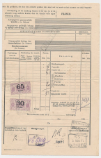 Vrachtbrief / Spoorwegzegel H.IJ.S.M. Winterswijk 1921