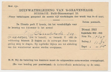 Briefkaart G. DW78-II-g - Duinwaterleiding s-Gravenhage 1912