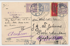 Niet Bestellen Op Zondag - Arnhem - Griekenland 1912 - Retour