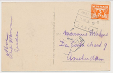 Treinblokstempel : Amsterdam - Laren III 1925 ( Muiderberg )