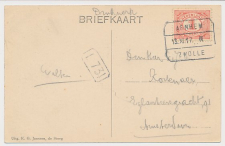 Treinblokstempel : Arnhem - Zwolle II 1917 ( De Steeg )
