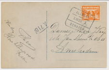 Treinblokstempel : Alkmaar - Schagen A 1925 ( Petten )