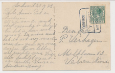 Treinblokstempel : Alkmaar - Schagen A 1932 ( Schoorl )