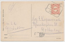 Treinblokstempel : Almelo - Zwolle D 1917 ( Borne )