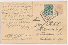 Treinblokstempel : Amsterdam - Bentheim VIII 1925