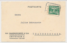 Treinblokstempel : Amsterdam - Bentheim VIII 1933