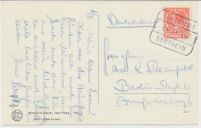 Treinblokstempel : Amsterdam - Bentheim VIII 1934 ( Den Haag )