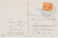 Treinblokstempel : Amsterdam - Utrecht VIIIA 1928
