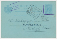 Treinblokstempel : Antwerpen - Amsterdam C 1928 ( Den Haag )