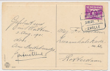 Treinblokstempel : Apeldoorn - Zwolle I 1931 ( Hattem )